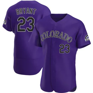 Authentic Men's Kris Bryant Colorado Rockies Alternate Jersey - Purple
