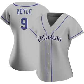 Authentic Women's Brenton Doyle Colorado Rockies Road Jersey - Gray