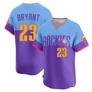 Limited Men's Kris Bryant Colorado Rockies Blue 2025 City Connect Jersey - Purple/Light