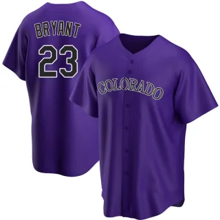 Replica Youth Kris Bryant Colorado Rockies Alternate Jersey - Purple