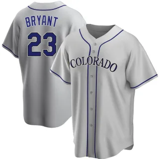 Replica Youth Kris Bryant Colorado Rockies Road Jersey - Gray